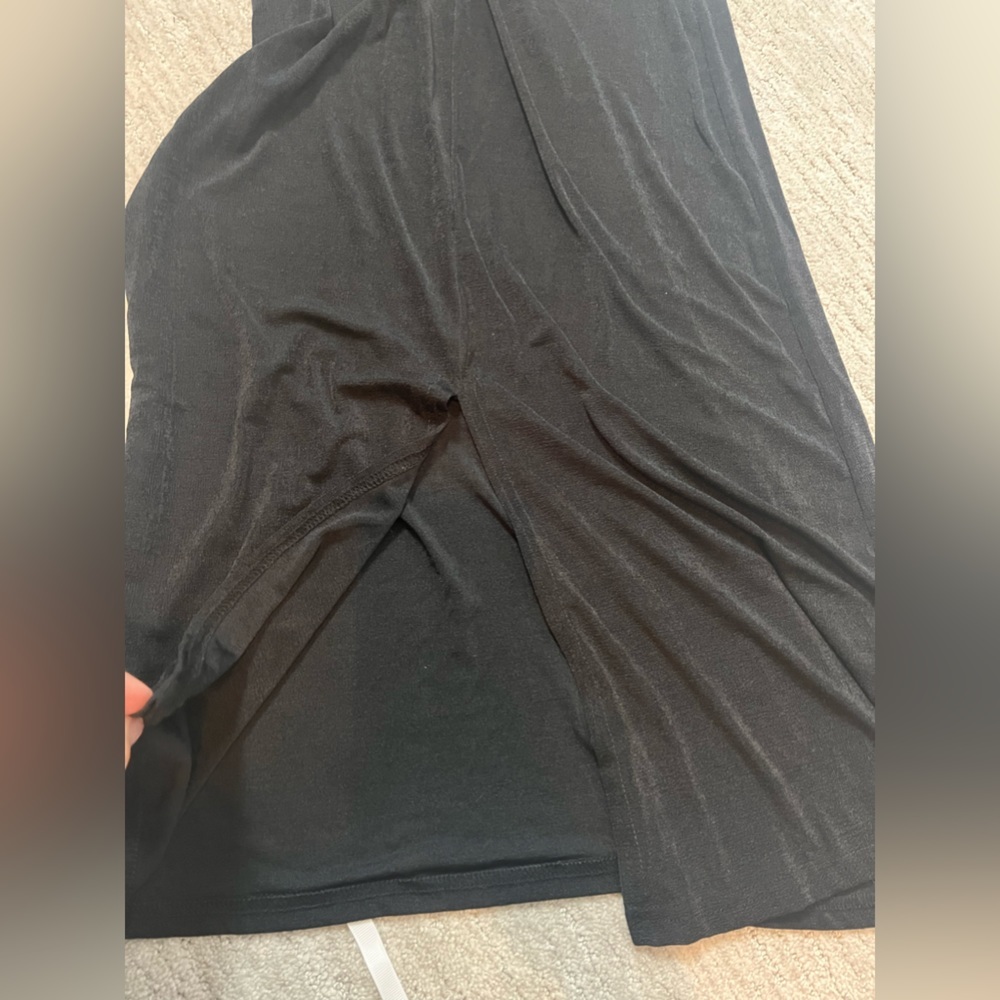 Can’t Miss Black Maxi Sheer Breathable cover up-Medium - Picture 10 of 11